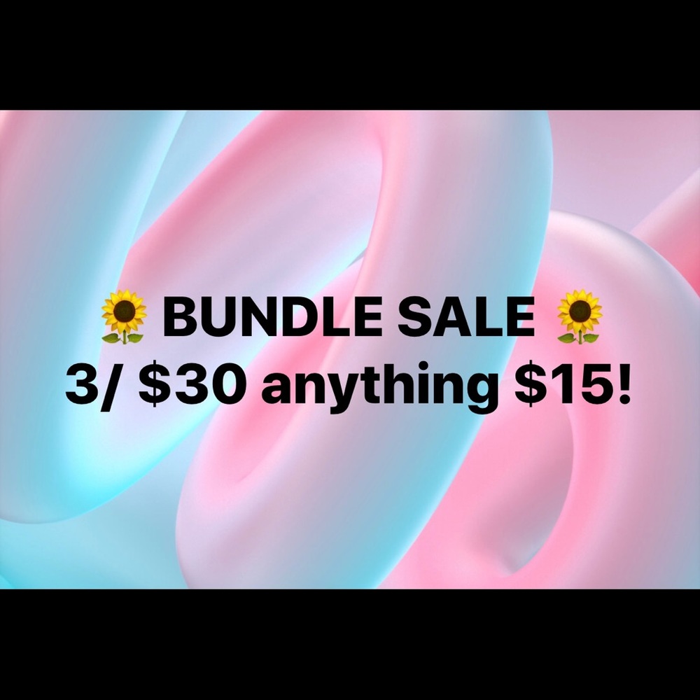 BUNDLE SALE